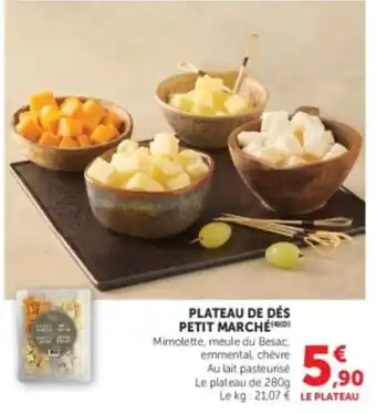 PETIT MARCHE PLATEAU DE DÉS