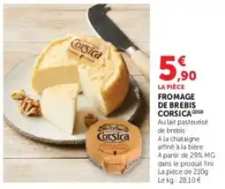 Hyper U Corsica Fromage de brebis offre