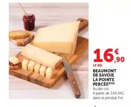 Hyper U BEAUMONT DE SAVOIE LA POINTE PERCÉE offre