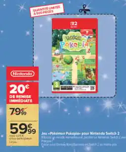 Carrefour Market Nintendo Pokémon Pokopia offre