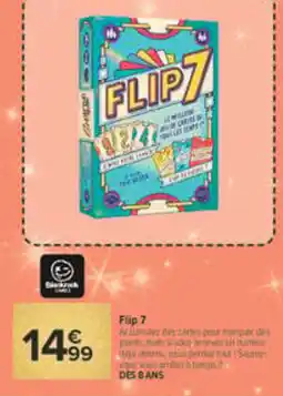 Carrefour Market Blackrock Games Flip 7 offre
