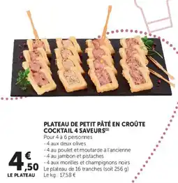Hyper U PLATEAU DE PETIT PÂTÉ EN CROÛTE offre