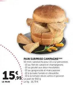 Hyper U PAIN SURPRISE CAMPAGNE offre