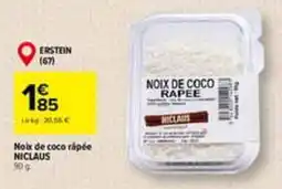 Carrefour NICLAUS Noix de coco râpée offre