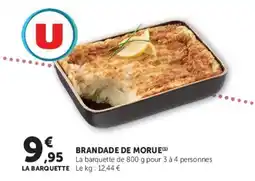 Hyper U U BRANDADE DE MORUE offre