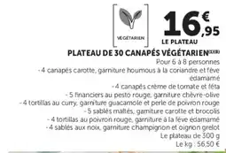 Hyper U VÉGÉTARIEN offre