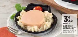Hyper U Coquille au saumon offre