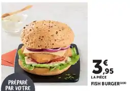Hyper U Fish burger offre