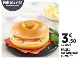 POISSONNIER Bagel au saumon fume