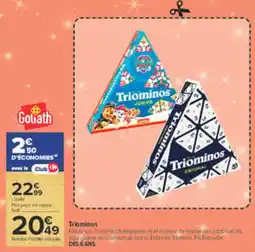 Carrefour Market Goliath Triominos offre