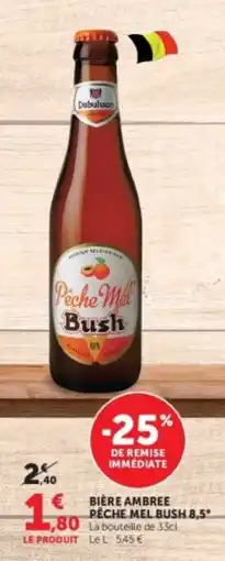 Hyper U Bush Pêche Mel offre