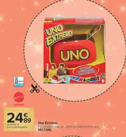 Carrefour Market UNO Uno Extrême offre