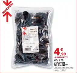 Hyper U MOULES DE CORDE offre
