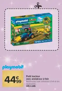Carrefour Market Playmobil Petit tracteur avec andaineur à foin offre