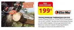 Rural Master Facile - tronçonneuse thermique gsh 510 offre