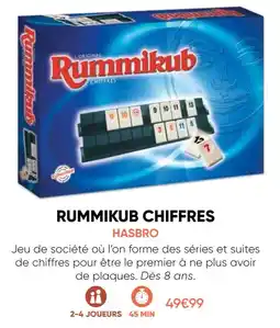 Fnac Hasbro rummikub chiffres offre
