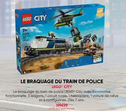 Fnac Lego le braquage du train de police offre