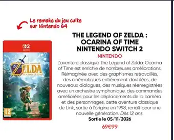 Nintendo the legend of zelda : ocarina of time switch 2