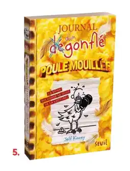 Fnac Seuil journal d’un dégonflé tome 21 - poule mouillée offre