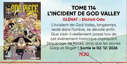 Fnac Glénat tome 114 l’incident de god valley offre