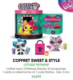 Fnac Littlest petshop coffret sweet & style offre