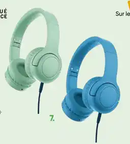 Fnac Merlin casque audio bleu polaire ou vert amande offre