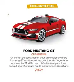 Fnac Clementoni ford mustang gt offre