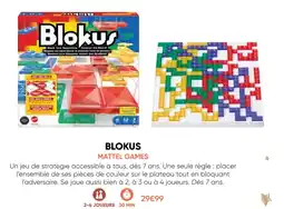 Fnac Mattel games blokus offre