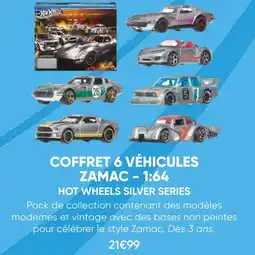 Fnac Hot wheels silver series coffret 6 véhicules zamac - 1:64 offre