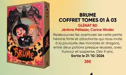 Fnac Glénat bd brume coffret tomes 01 à 03 offre