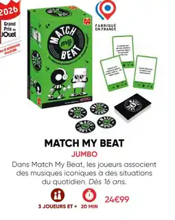 Fnac Jumbo match my beat offre