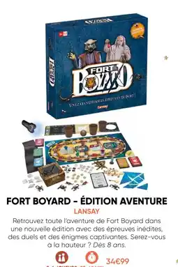 Fnac Lansay fort boyard - édition aventure offre