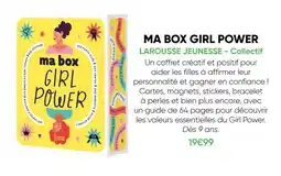 Fnac Larousse jeunesse ma box girl power offre