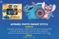 Fnac Lexibook appareil photo enfant stitch offre