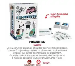 Fnac Hasbro priorities offre