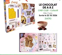 Fnac Chef club - collectif le chocolat de a à z offre