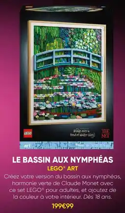 Fnac Lego bassin aux nymphéas art offre