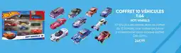 Fnac Hot wheels coffret 10 véhicules 1:64 offre