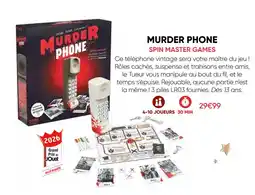 Fnac Spin master games murder phone offre