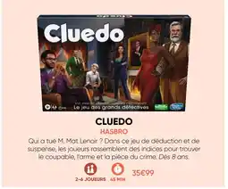 Fnac Hasbro cluedo offre