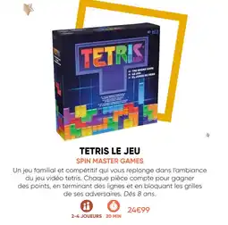 Fnac Spin master games tetris le jeu offre