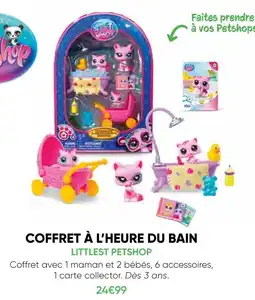 Fnac Littlest petshop coffret à l'heure du bain offre
