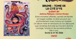 Fnac Glénat bd brume - tome 05 la cité d'ys offre