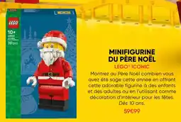 Fnac Lego iconic minifigurine du père noël offre
