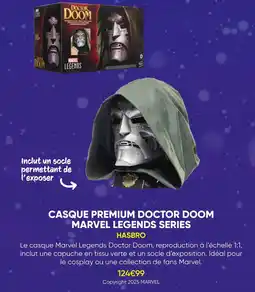 Fnac Hasbro casque premium doctor doom marvel legends series offre