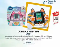 Fnac Vtech console kitty life offre