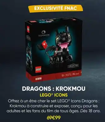 Lego lego icons dragons : krokmou