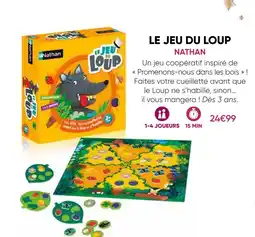 Fnac Nathan le jeu du loup offre