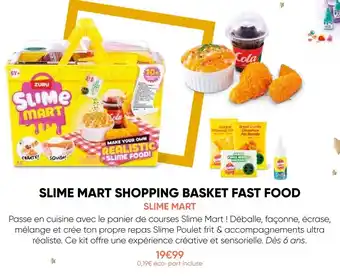 Slime mart slime mart shopping basket fast food