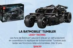 Fnac Lego technic la batmobile tumbler offre